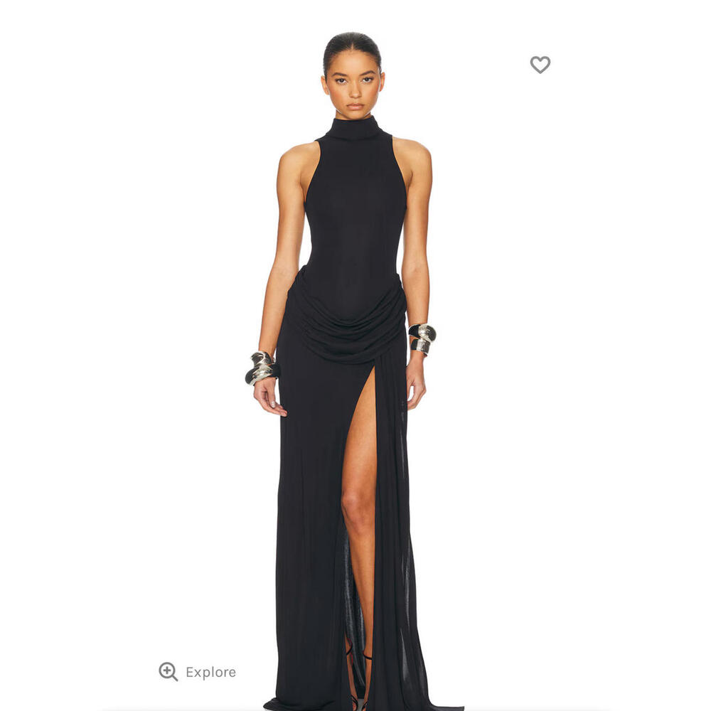 Helsa The Ophelia Dress maxi dress black